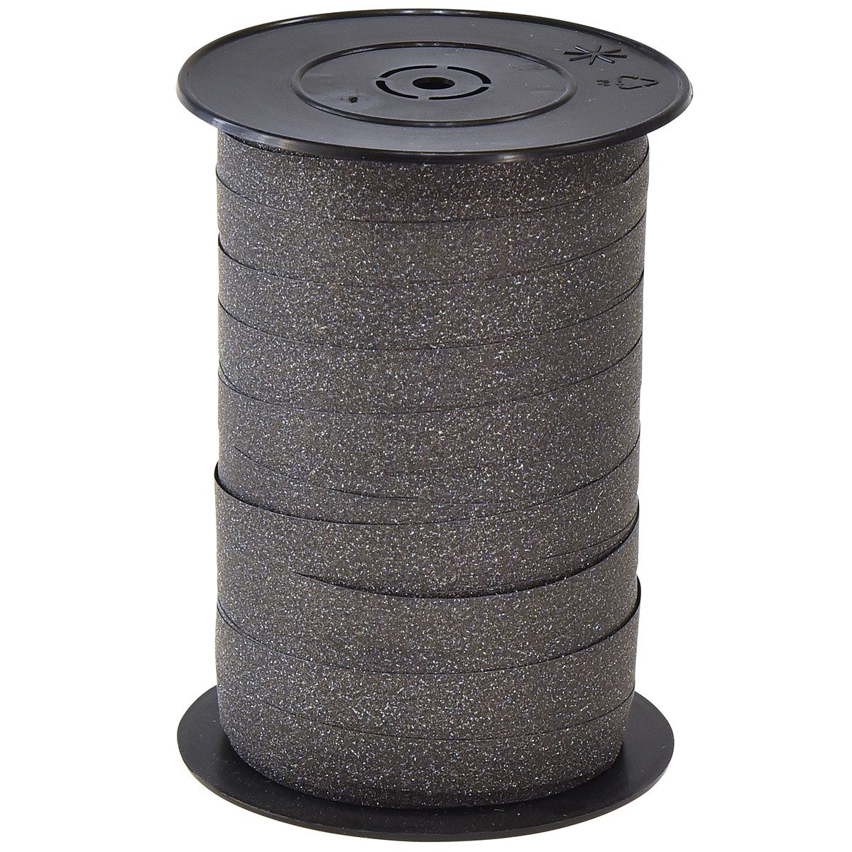 Geschenkband Dekoband Magnetico Schwarz Metallic 10mm 100m Geschenkband