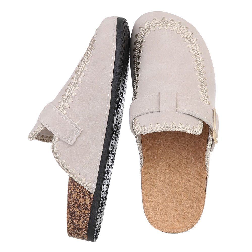 Ital-Design Damen Mules Freizeit Pantolette (88930355) Flach Pantoletten in günstig online kaufen