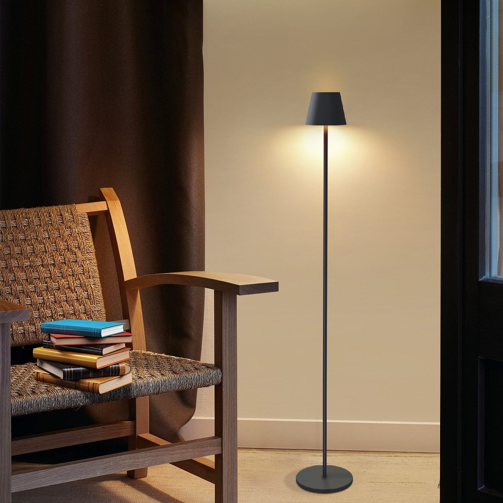 ZMH LED Stehlampe Wohnzimmer Dimmbar IP54 günstig online kaufen