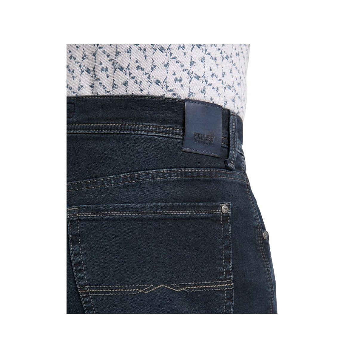 Pioneer blau Stoffhose Authentic (1-tlg) Jeans
