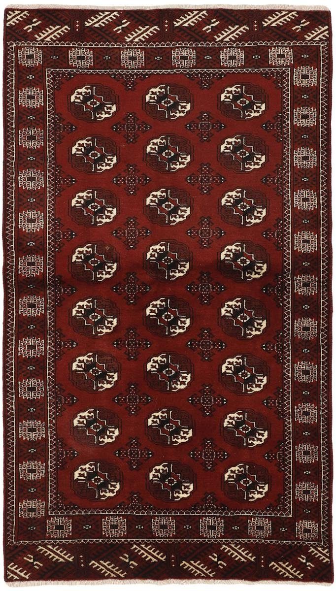 Orientteppich Turkaman 120x211 Handgeknüpfter Orientteppich / Perserteppich, Nain Trading, rechteckig, Höhe: 6 mm | Kurzflor-Teppiche