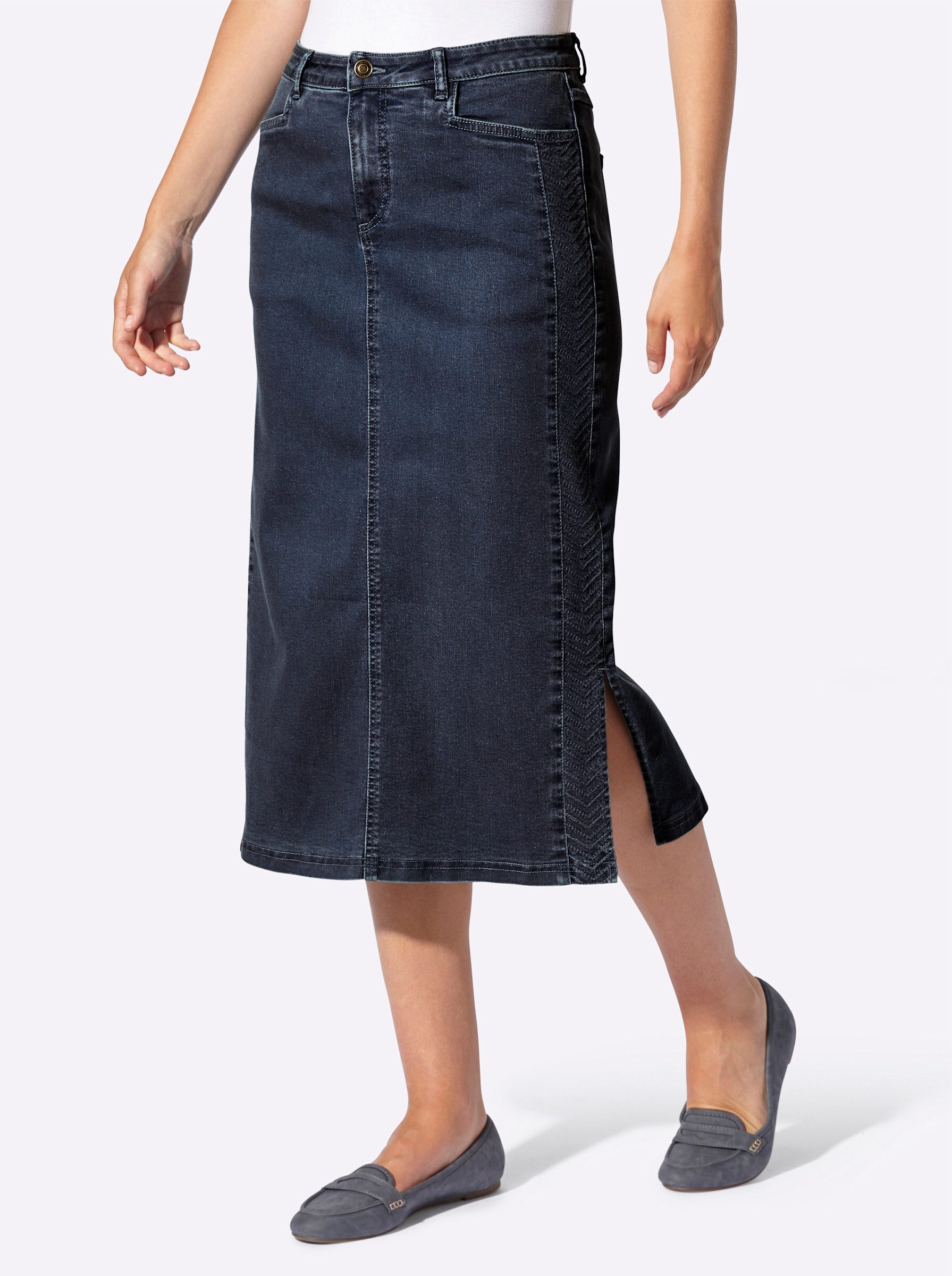Witt A-Linien-Rock Jeans-Rock