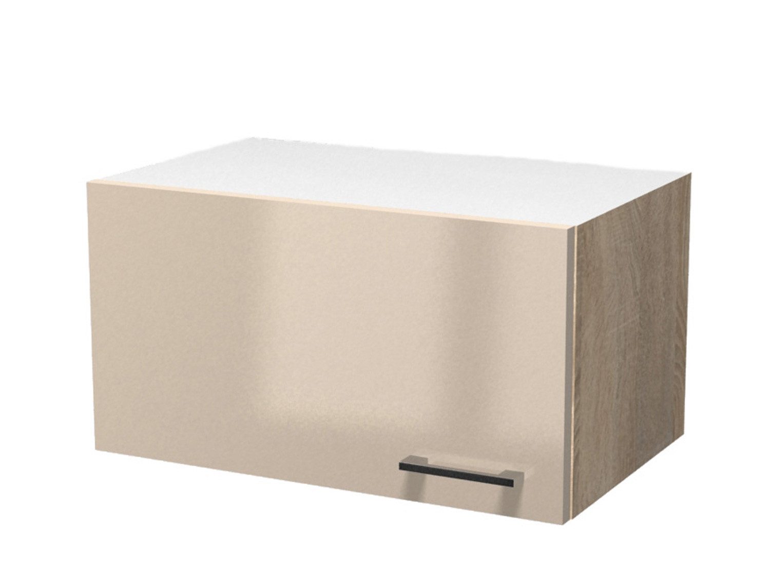 Flex-Well Kurzhängeschrank Kurzhängeschrank Küche - 60 cm breit - Kaschmir Glanz Sonoma Eiche