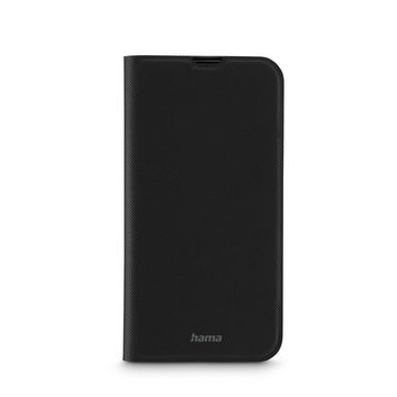Hama Smartphone-Hülle Handytasche Booklet für Apple iPhone 15 mit Kartenfächer, Schwarz