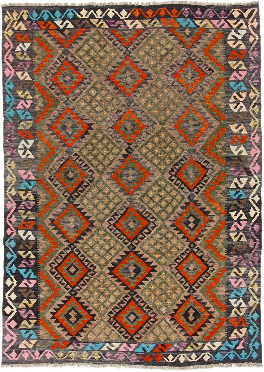 Orientteppich Kelim Afghan Heritage 179x245 Handgewebter Moderner Orientteppich, Nain Trading, rechteckig, Höhe: 3 mm