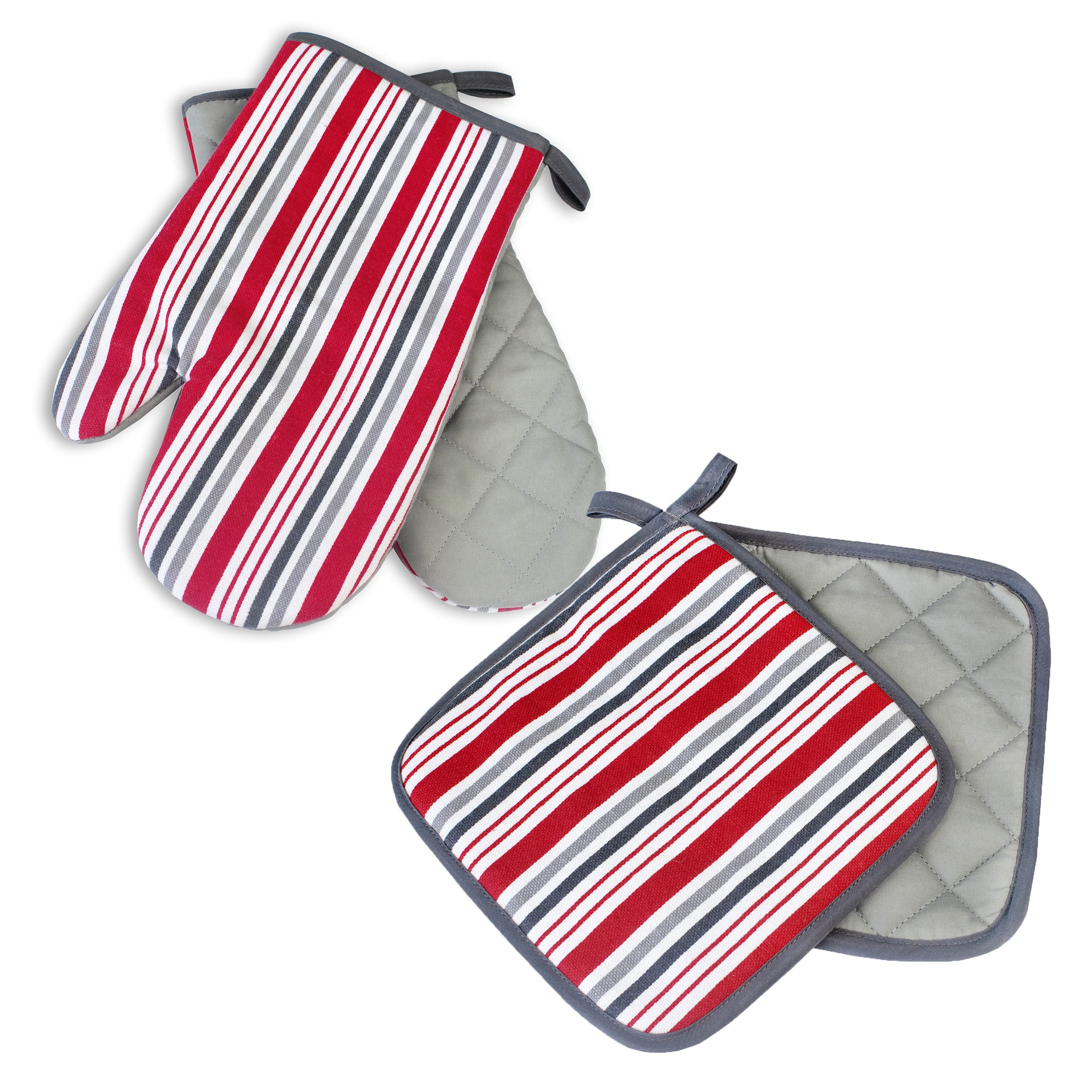 Delindo Lifestyle Topfhandschuhe Ofenhandschuhe/Topflappen, (4er Sparset, günstig online kaufen