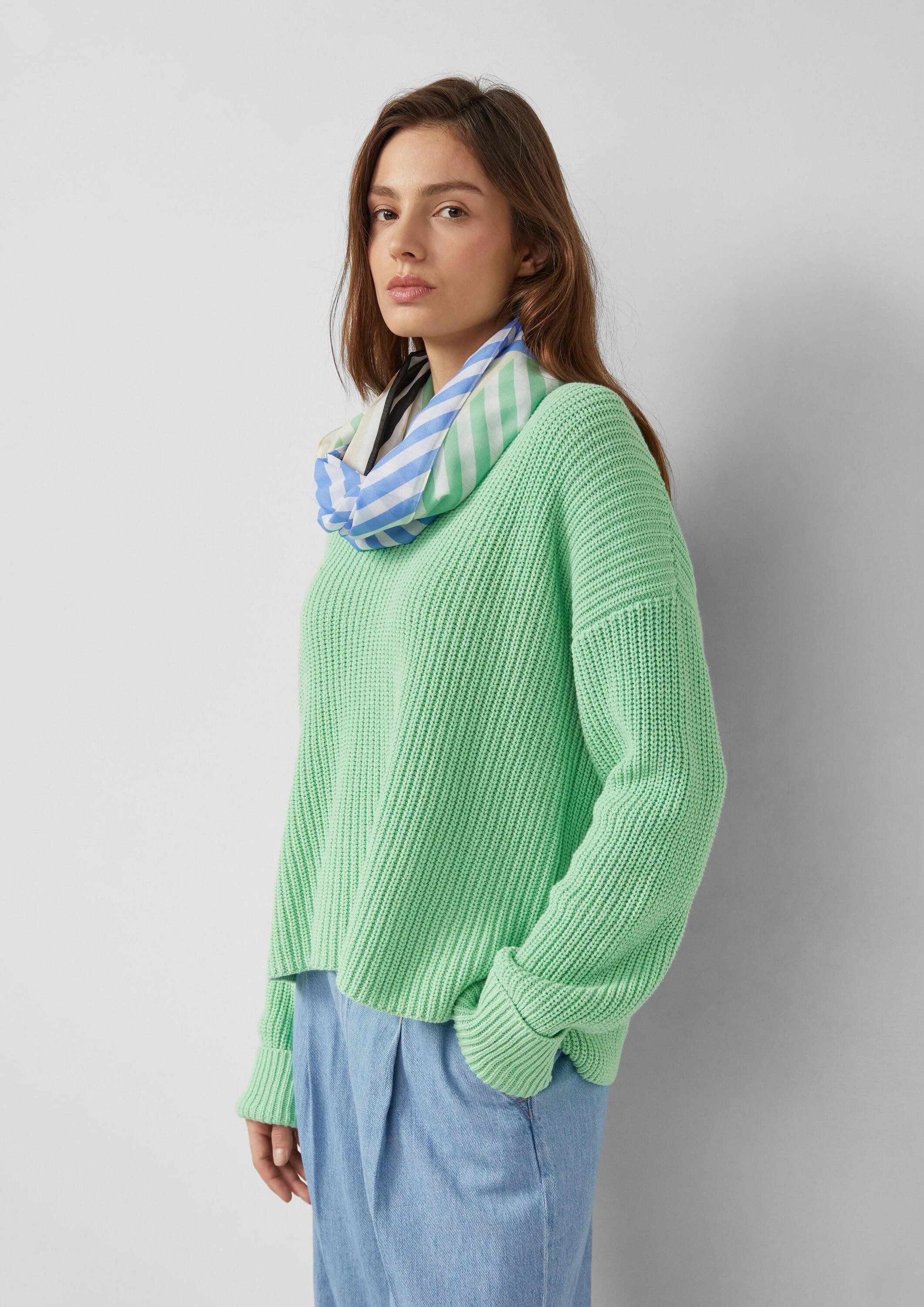 s.Oliver Loop Snood, Gestreifter Loop-Schal günstig online kaufen