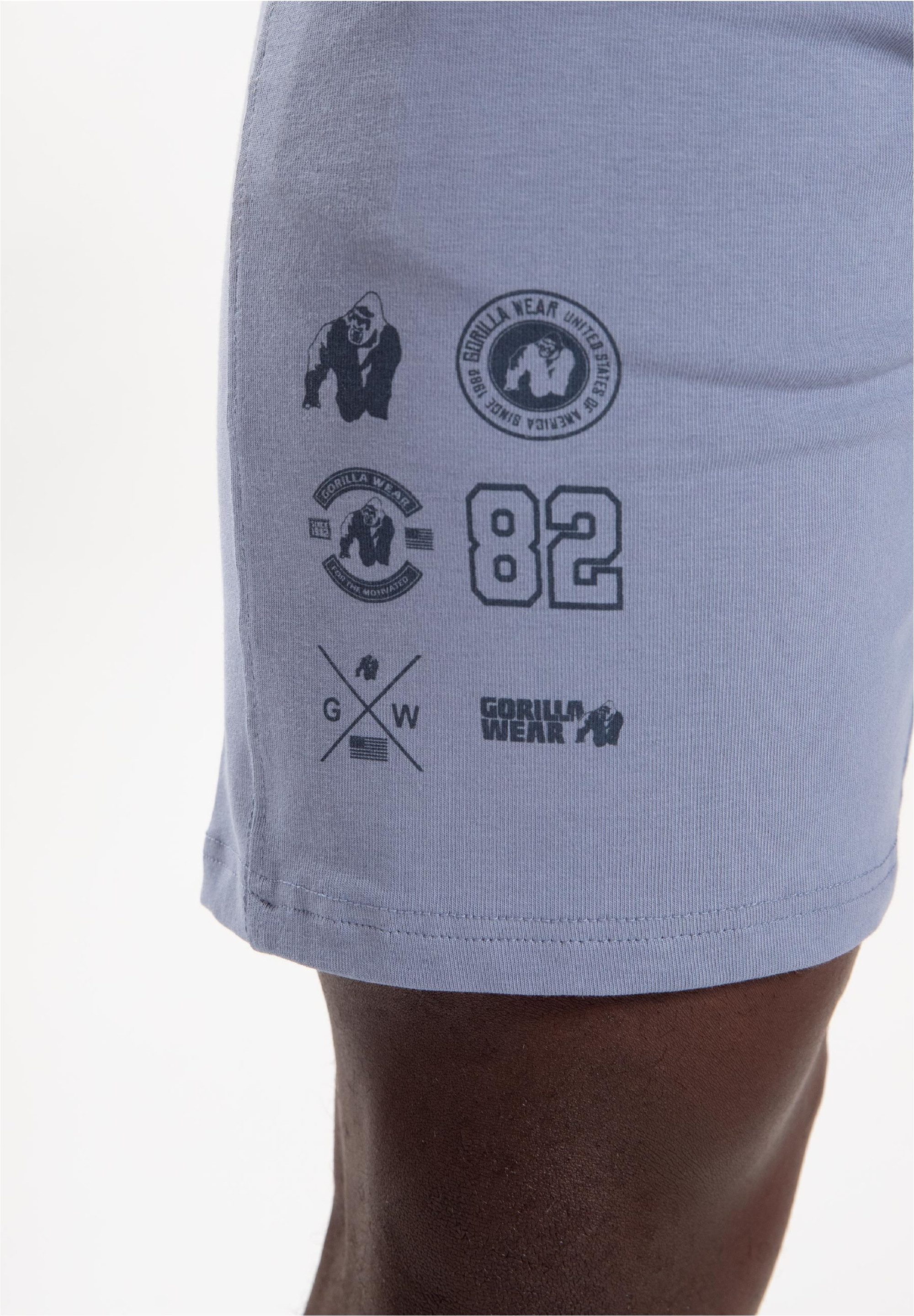 Gorilla Wear Shorts mit verstellbarem Kordelzug im Bund