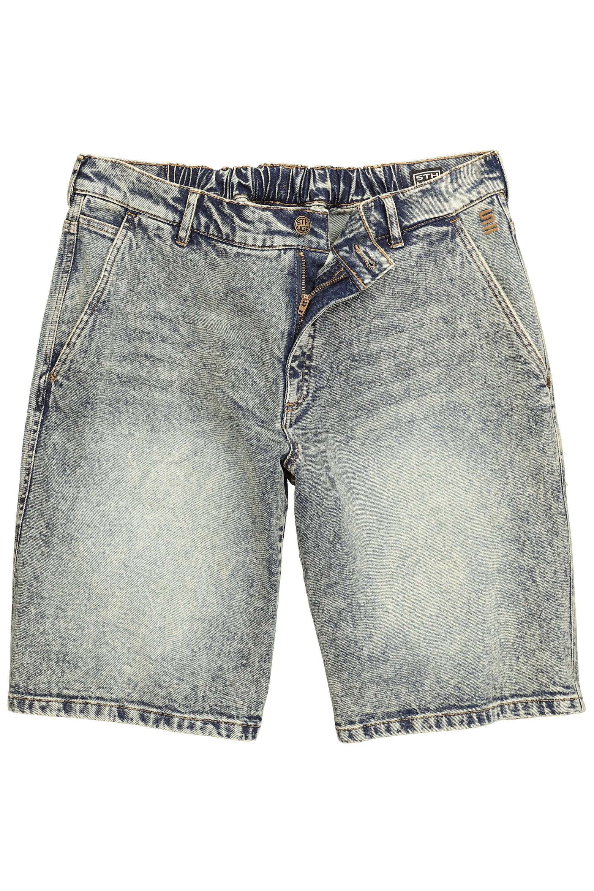 STHUGE Bermudas STHUGE Jeans-Bermuda extra weiter Baggy Fit bis 72
