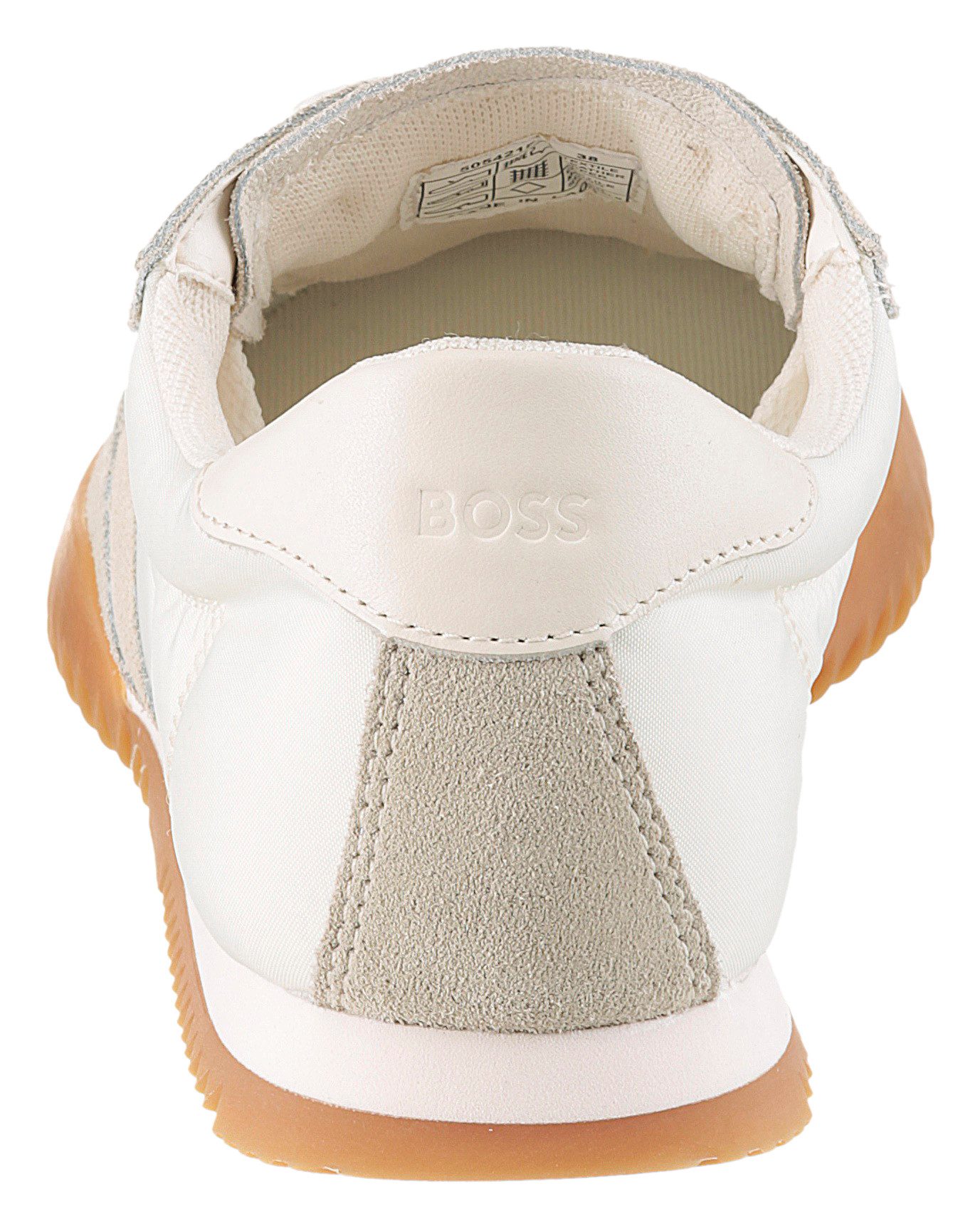 BOSS Carlynn Sneaker Schnürschuh, Halbschuh, Freizeitsneaker mit honigfarbe günstig online kaufen