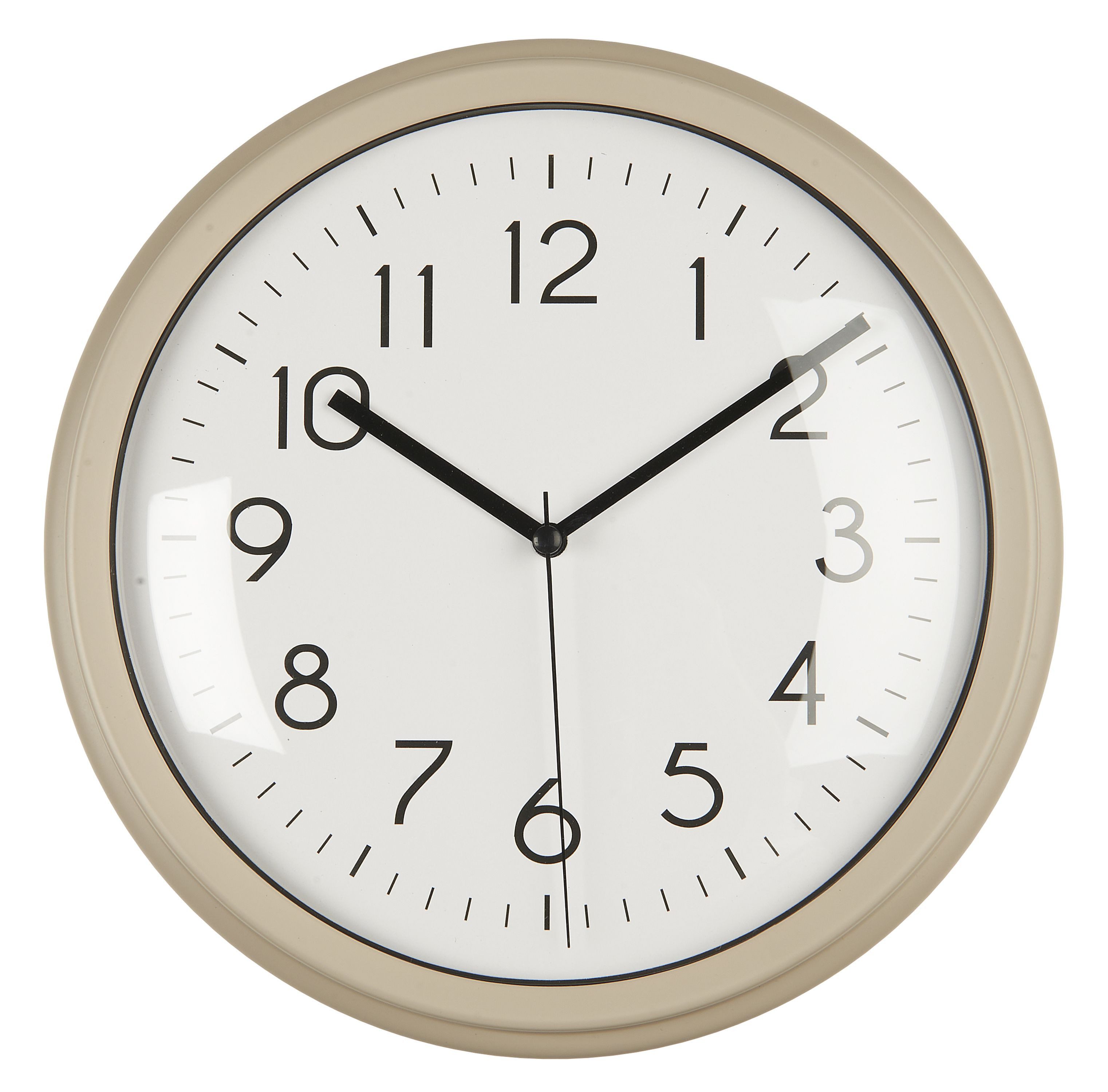 Ib Laursen Wanduhr Ib Laursen - Wanduhr Ø 26 cm Kunststoff Sand 9707-35 günstig online kaufen