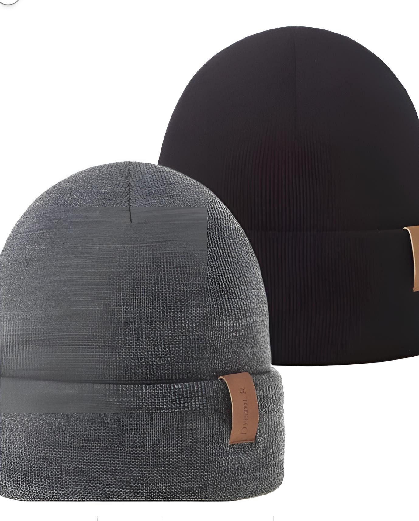 Diyarts Beanie (Vielseitiges Baby-Set, Kindermütze, 2-St., Kuschelige Eleganz für Kleine, Kinder) Leicht & Atmungsaktiv, Doppellagiges Acryl-Design, Wintermütze