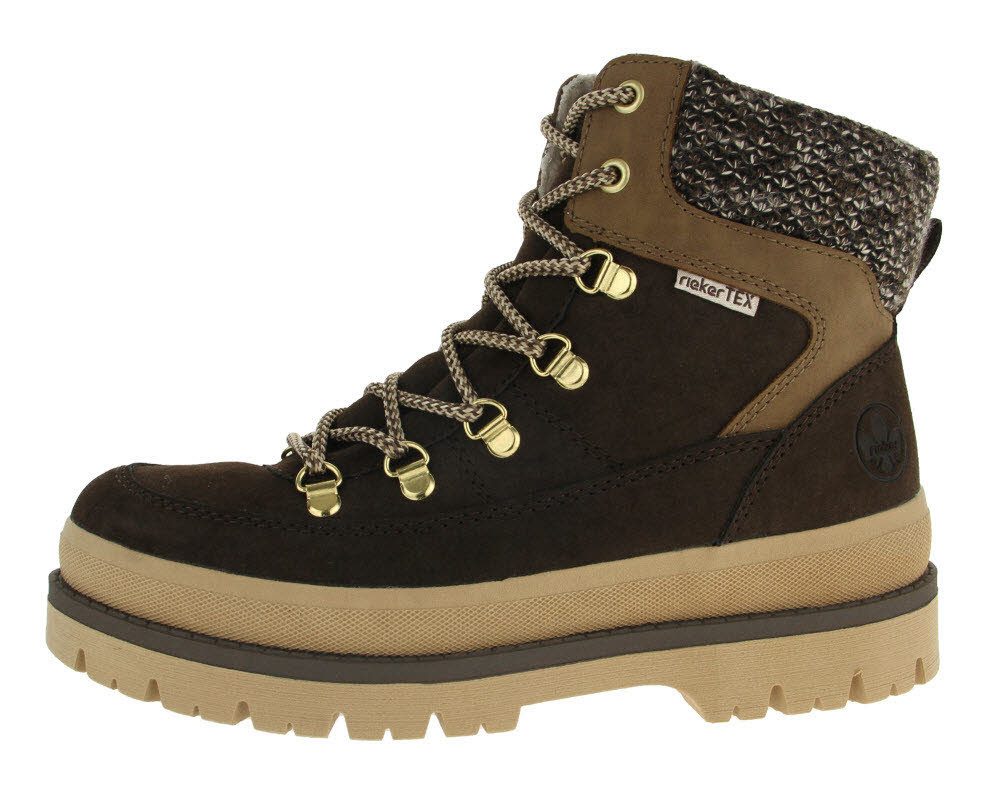 Rieker Rieker Damen Schnürboots Schnürstiefel