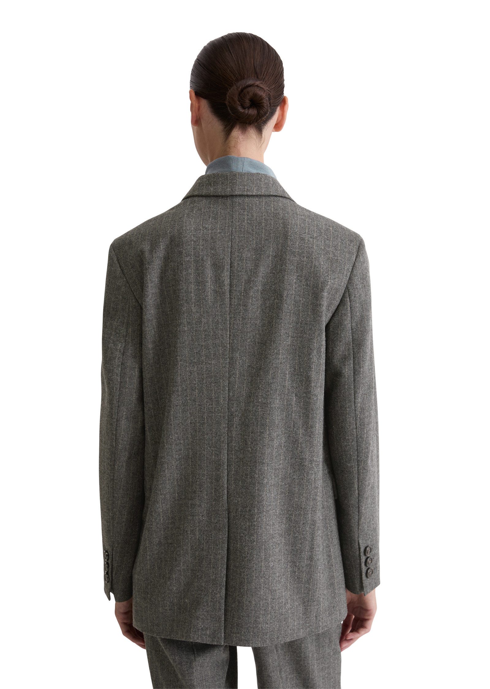 Marc O'Polo Longblazer aus Wolle-Viskose-Mix-Stretch