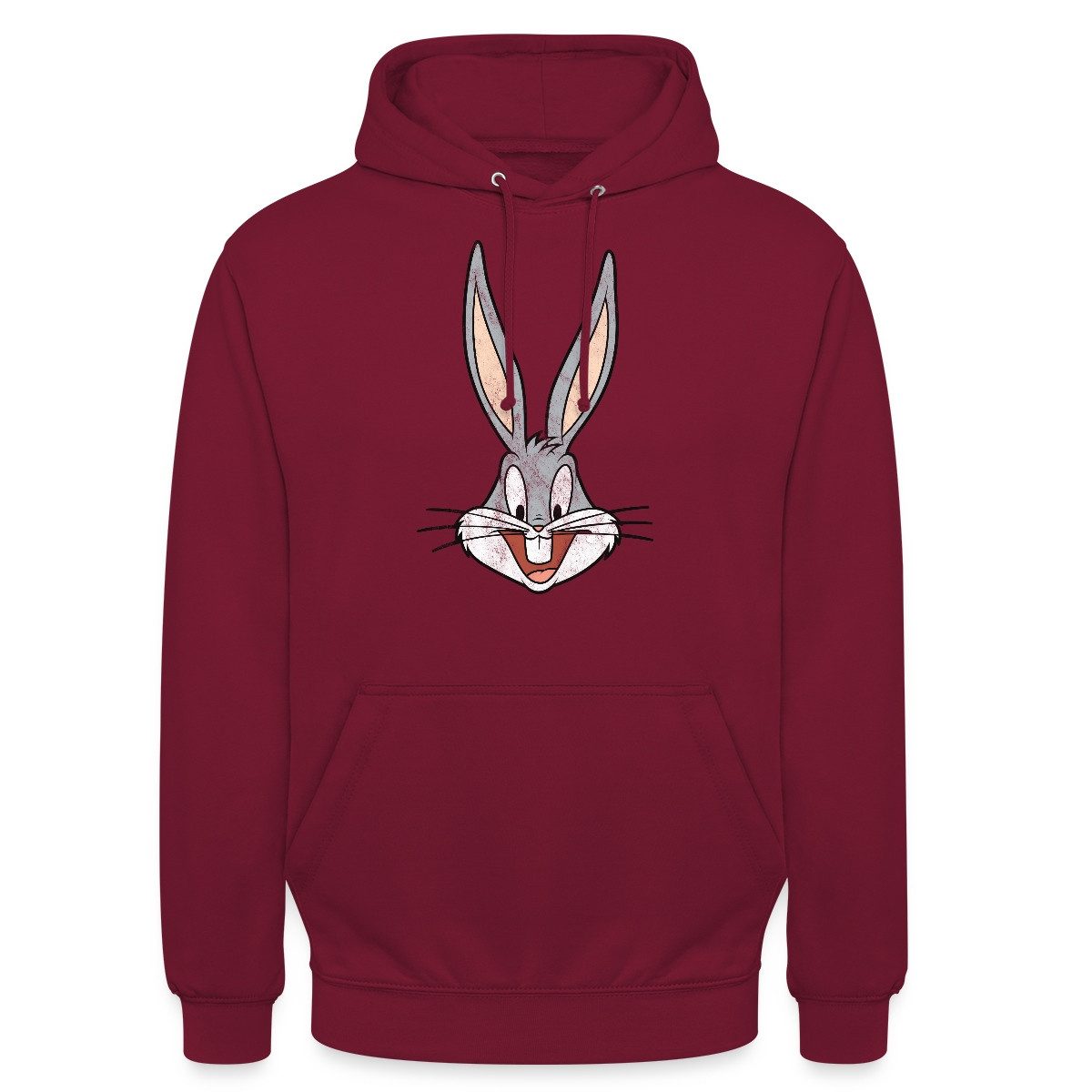 Spreadshirt Hoodie Looney Tunes Bugs Bunny Kopf Vintage Unisex Hoodie (1-tlg)