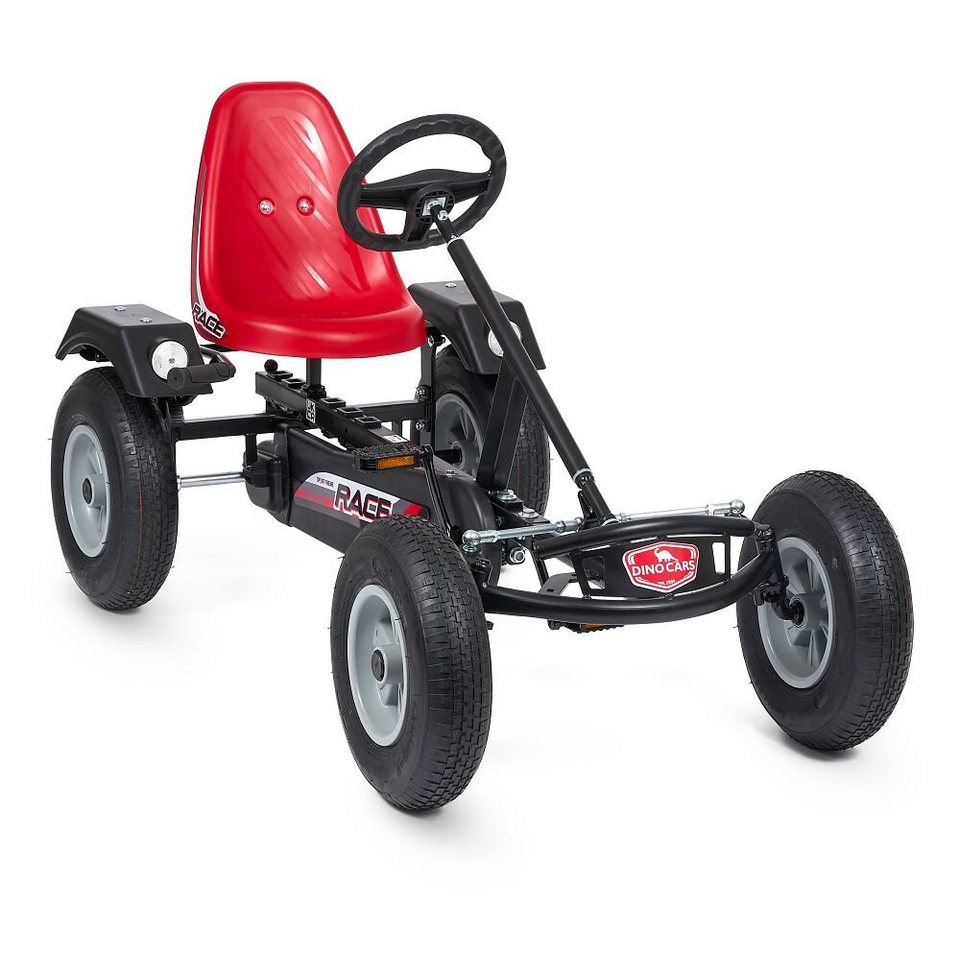 Sport-Thieme Go-Kart Go-Kart Sport F schwarz, Leichtgängige  Kugelkopflenkung für optimale Lenkung