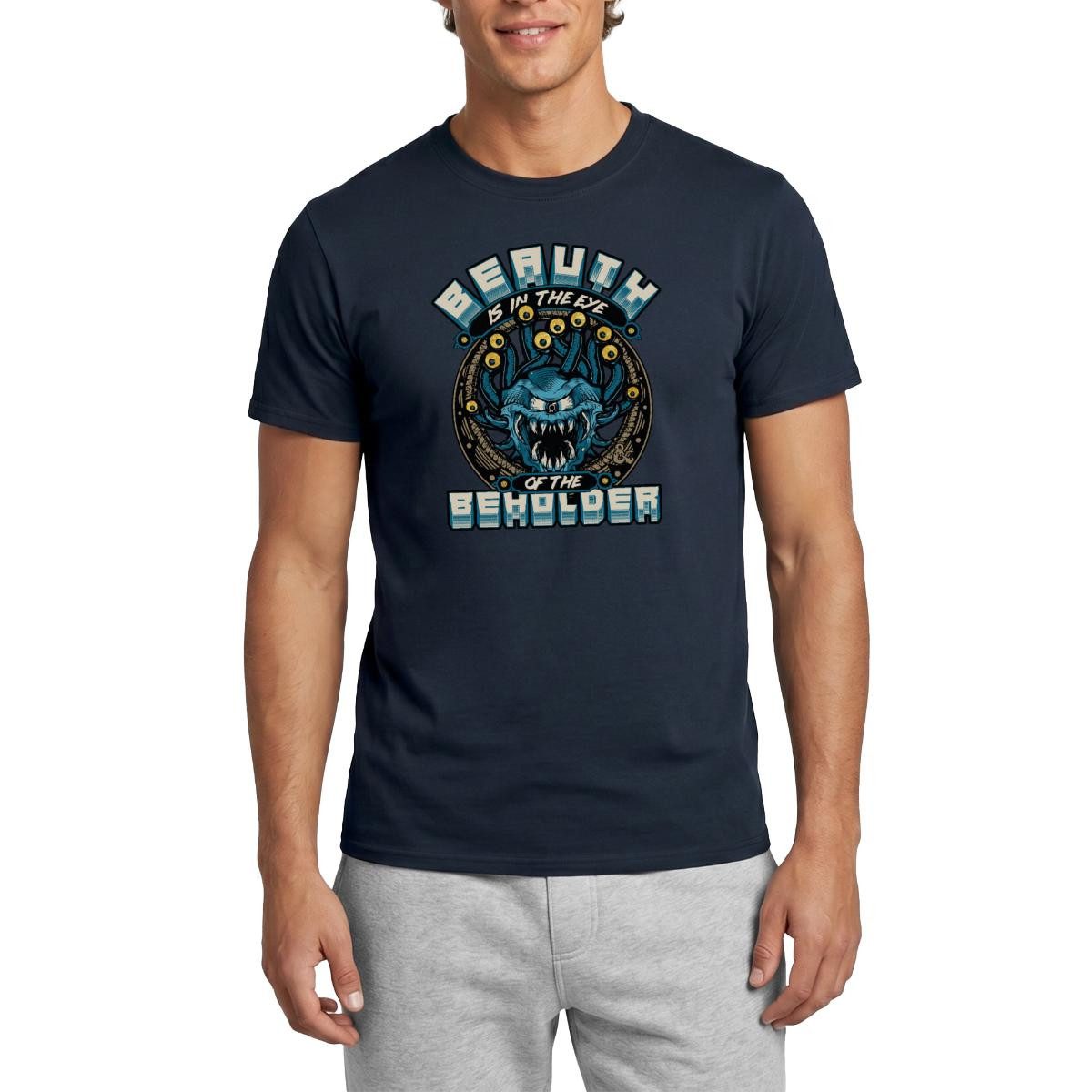 T-Shirt Dungeons And Dragons Beauth Is In Eye Of Beholder Männer T-Shirt