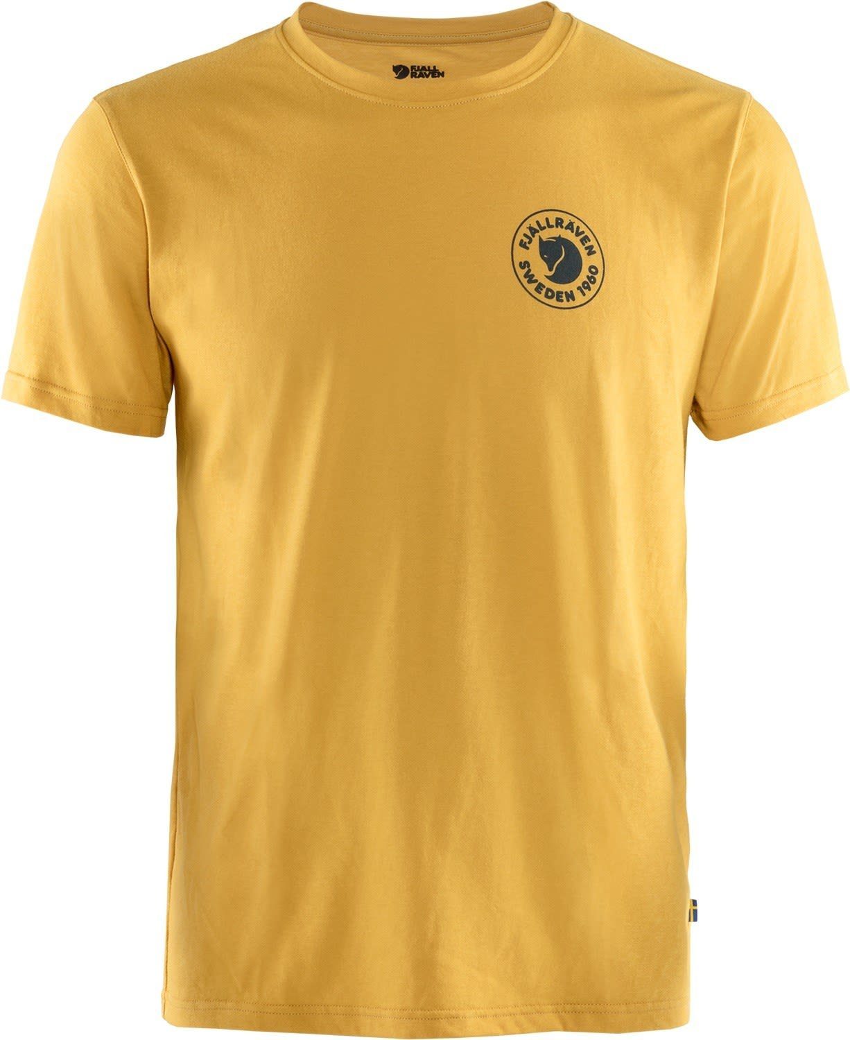 1960 Fjällräven M T-Shirt Herren T-shirt Fjällräven Logo Ocker