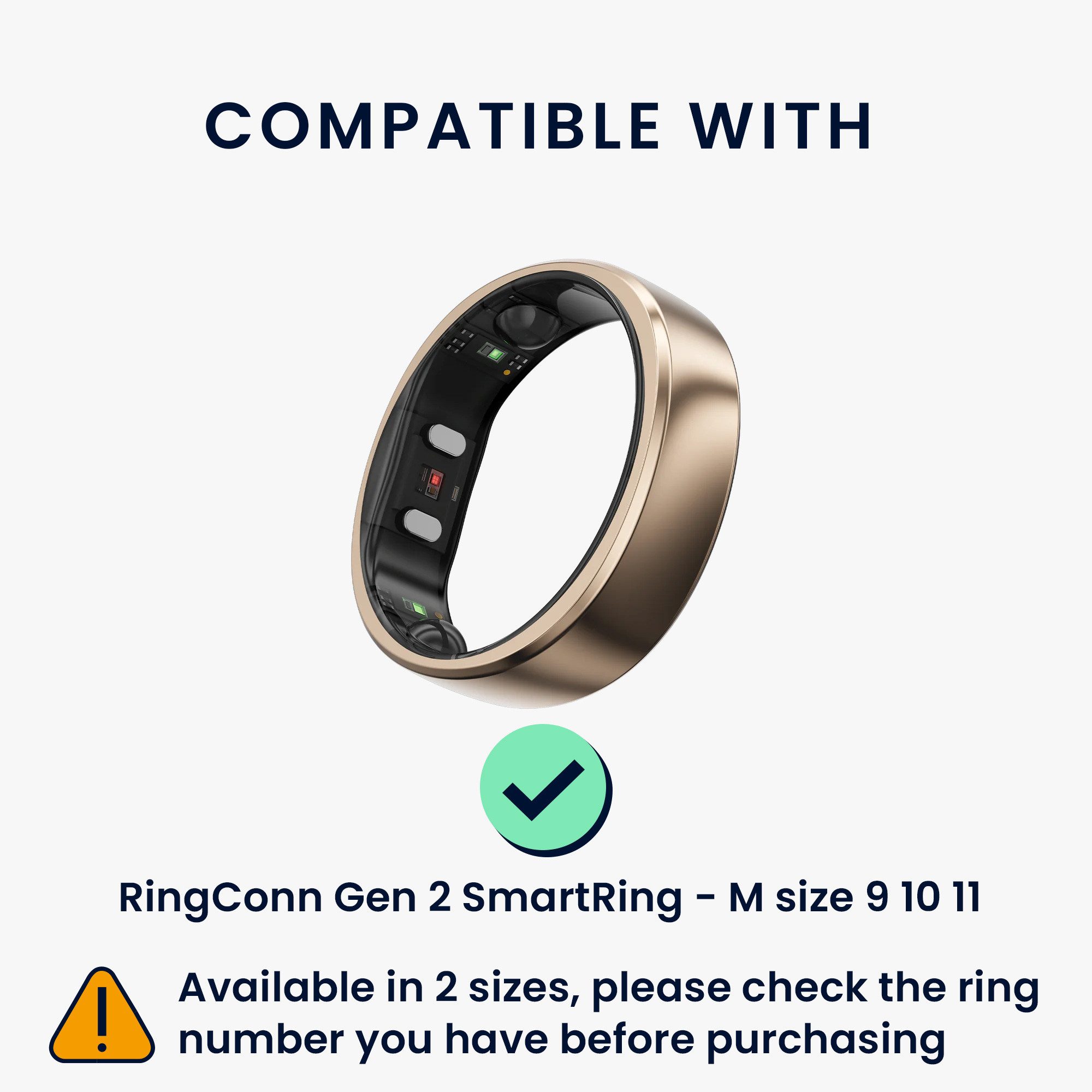 kwmobile Smartwatch-Hülle 8x Smart Ring Protector für RingConn Gen 2 SmartRing - M size 9 10 11, Hülle weiches Silikon Case - Schutzhülle in Mehrfarbig