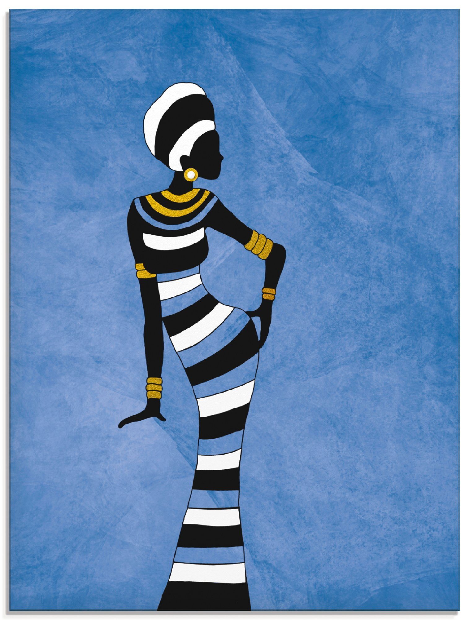 Artland Glasbild »Afrikanische Frau«, Frau (1 Stück)-Otto