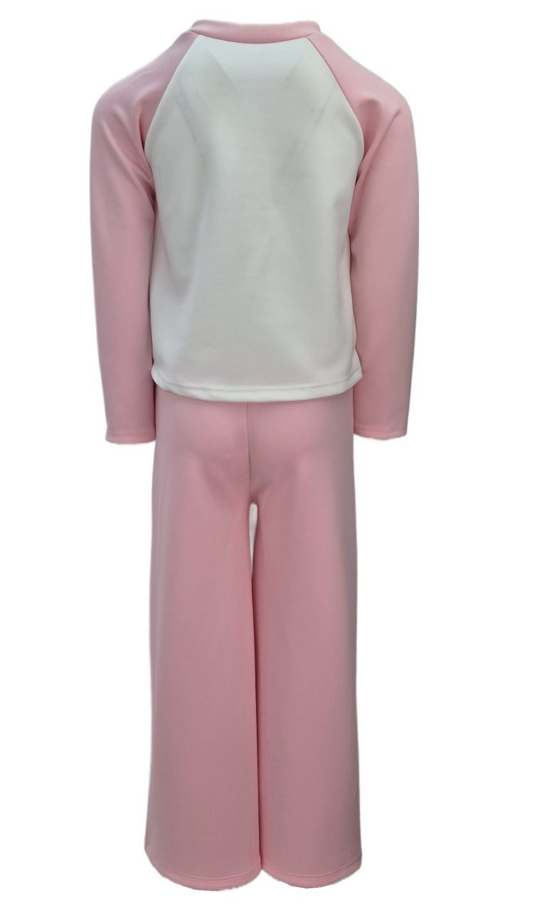 Girls Fashion Langarmshirt & Hose Sommer Set Langarmshirt + Hose, MS5338e (Set, Langarm-Shirt & Hose)