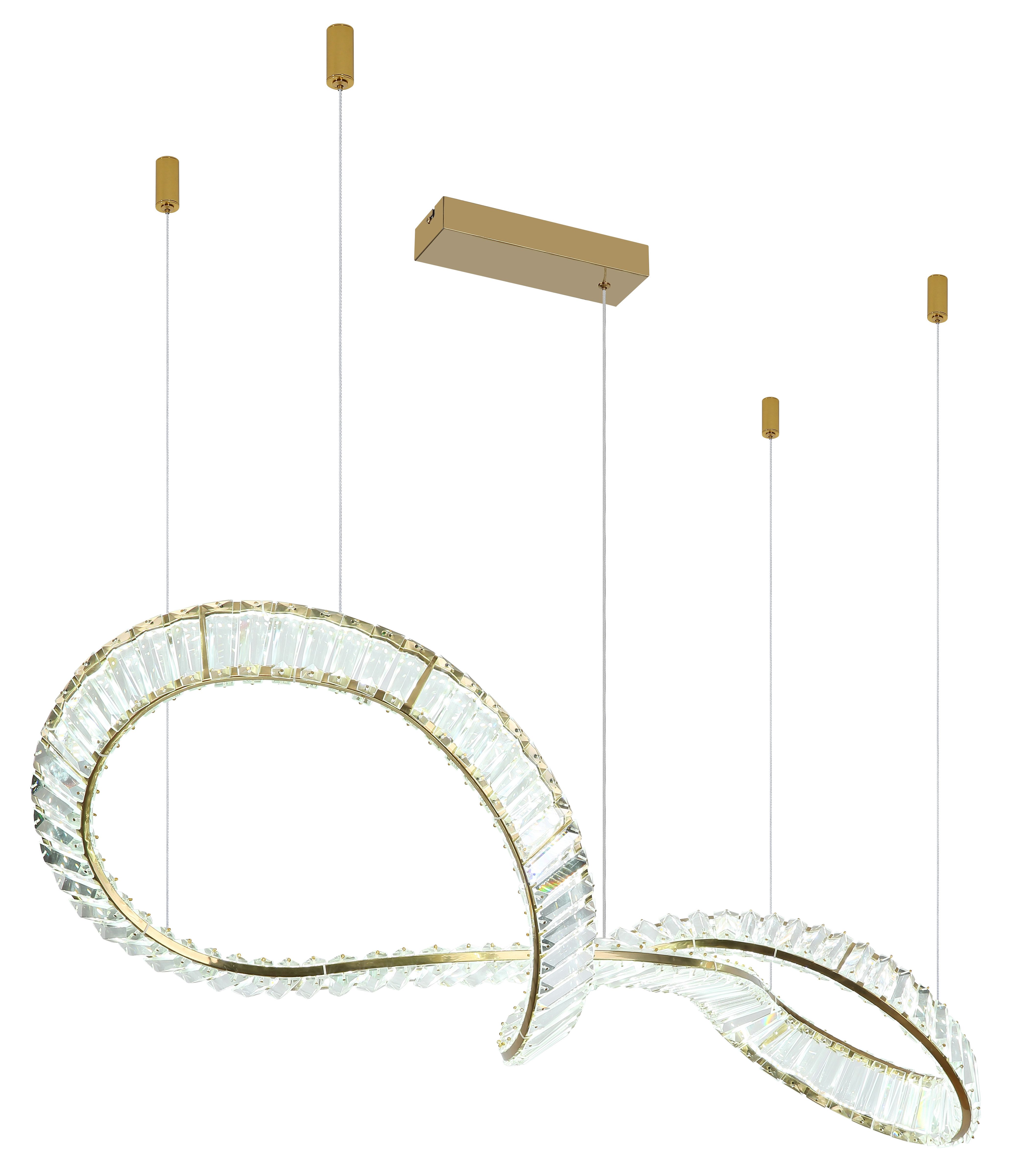 GLOBO LIGHTING Hängeleuchte NEIL, Dimmfunktion, Memoryfunktion, Nachtlichtfunktion, mehrere Helligkeitsstufen, LED fest integriert, warmweiß - kaltweiß, Hängelampe Esszimmer-Leuchte Esstischleuchte Wohnzimmer