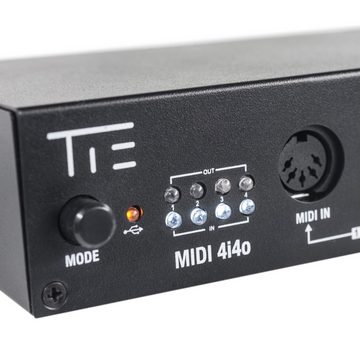 Tie Studio Digitales Aufnahmegerät (MIDI 4i4o - MIDI Interface)