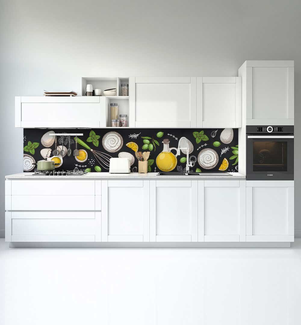 MyMaxxi Dekorationsfolie Küchenrückwand selbstgemachte Mayo