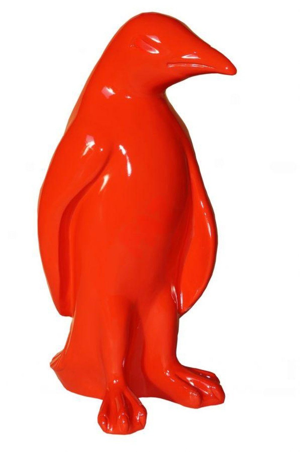 JVmoebel Skulptur Pinguin Figur aus Keramik in Schwarz-Weiß für die Deko, Made in Europa