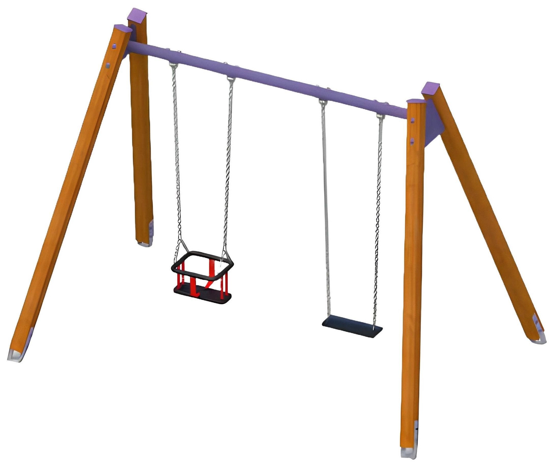 Xlmoebel Schaukelgestell Schaukel Wippe aus hochwertigem Material für motorische Fähigkeiten, Hergestellt in Europa