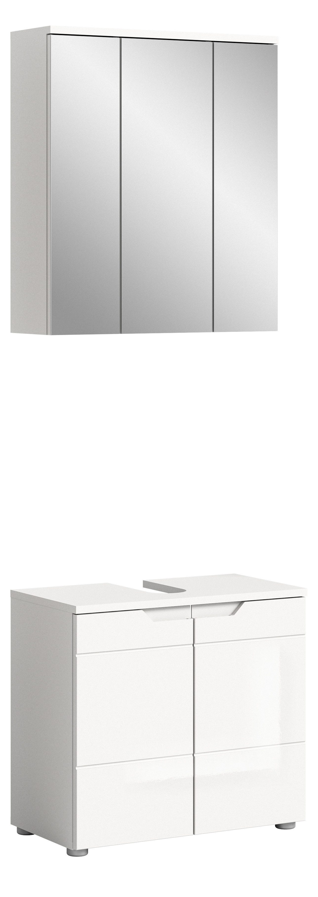 INOSIGN Badmöbel-Set CAPRI, 2-teilig, mit eingefasster günstig online kaufen