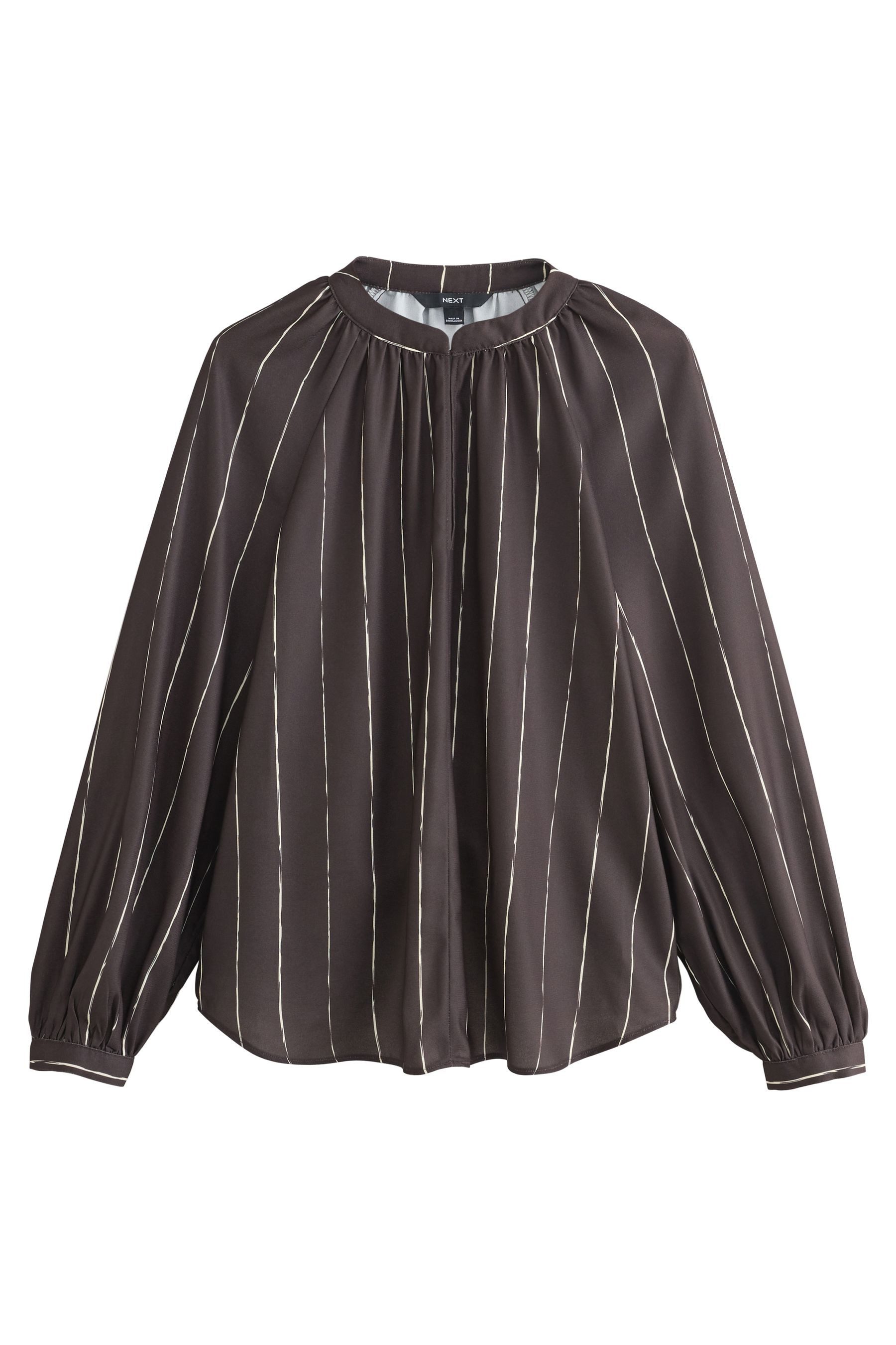 Next Langarmbluse Langärmelige Bluse mit V-Ausschnitt günstig online kaufen
