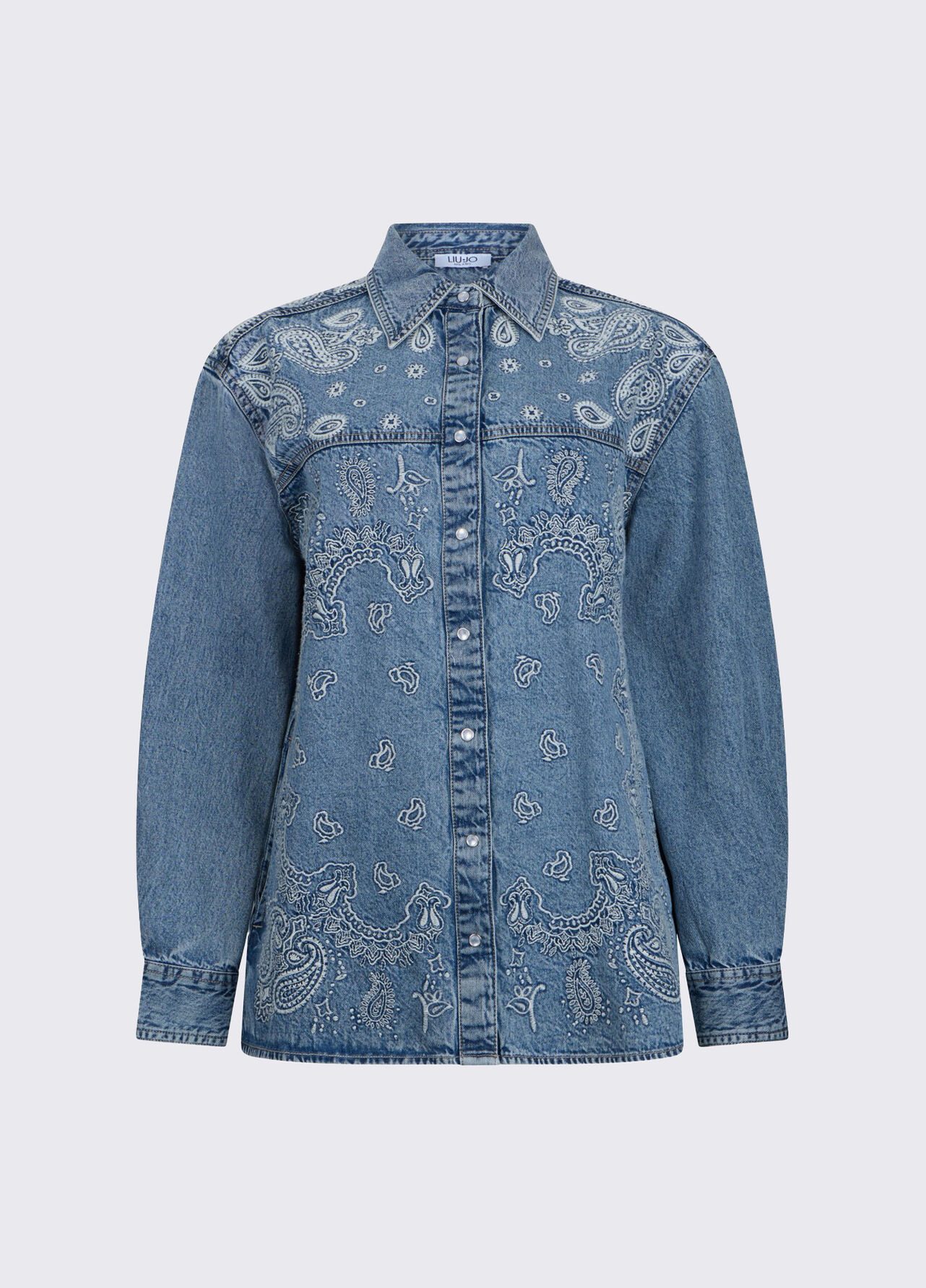 Liu Jo Jeanshemd GIACCA CAMICIA - Hemdbluse Damen - Jeanshemd - Jeansbluse