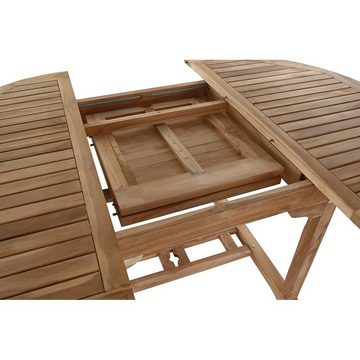 DKD Home Decor Garten-Essgruppe Tisch-Set mit 4 Stühlen DKD Home Decor grün Teakholz 120 cm 5 teilig 1