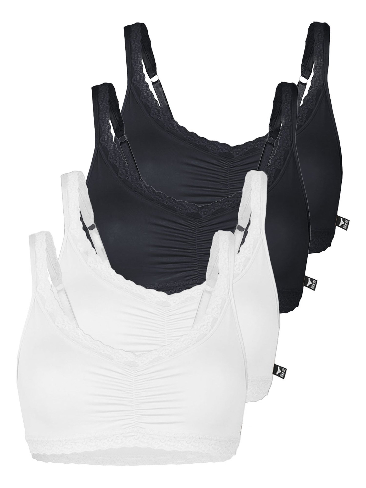 Bustier 4er Pack Soft BH Olivia