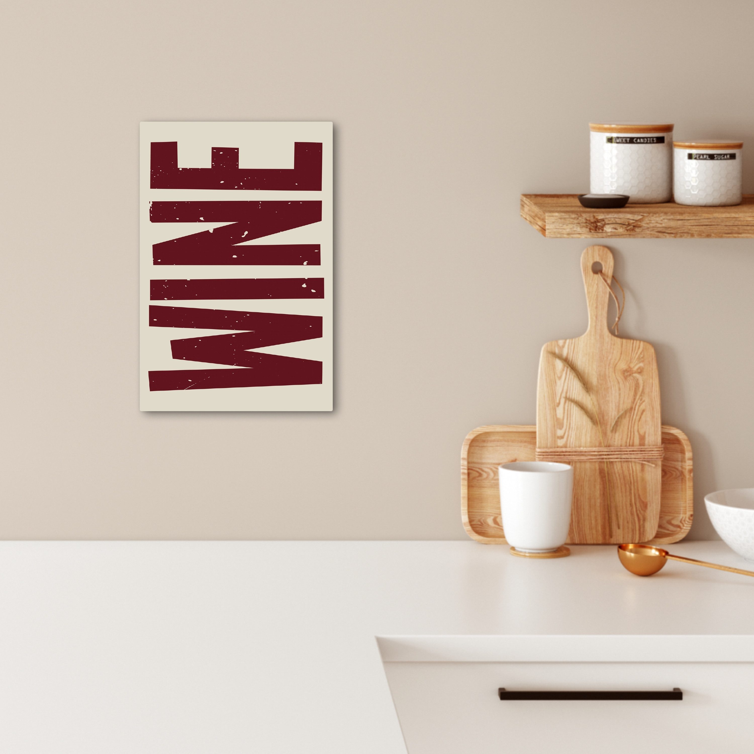 OneMillionCanvasses® Leinwandbild Wein - Rot - günstig online kaufen