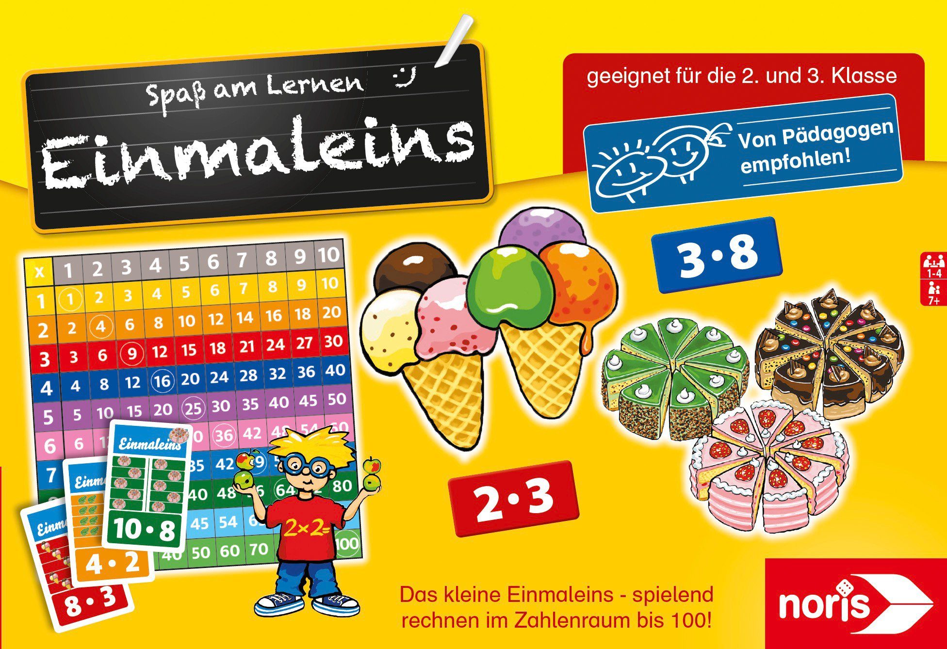 Noris Spiel Einmaleins, Made in Germany