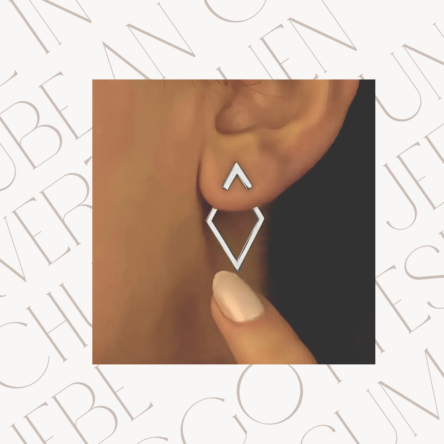 XCOAST Ohrstecker-Set XCOAST Ohrstecker Damen Cut-Out Edelstahl 316L Silber günstig online kaufen