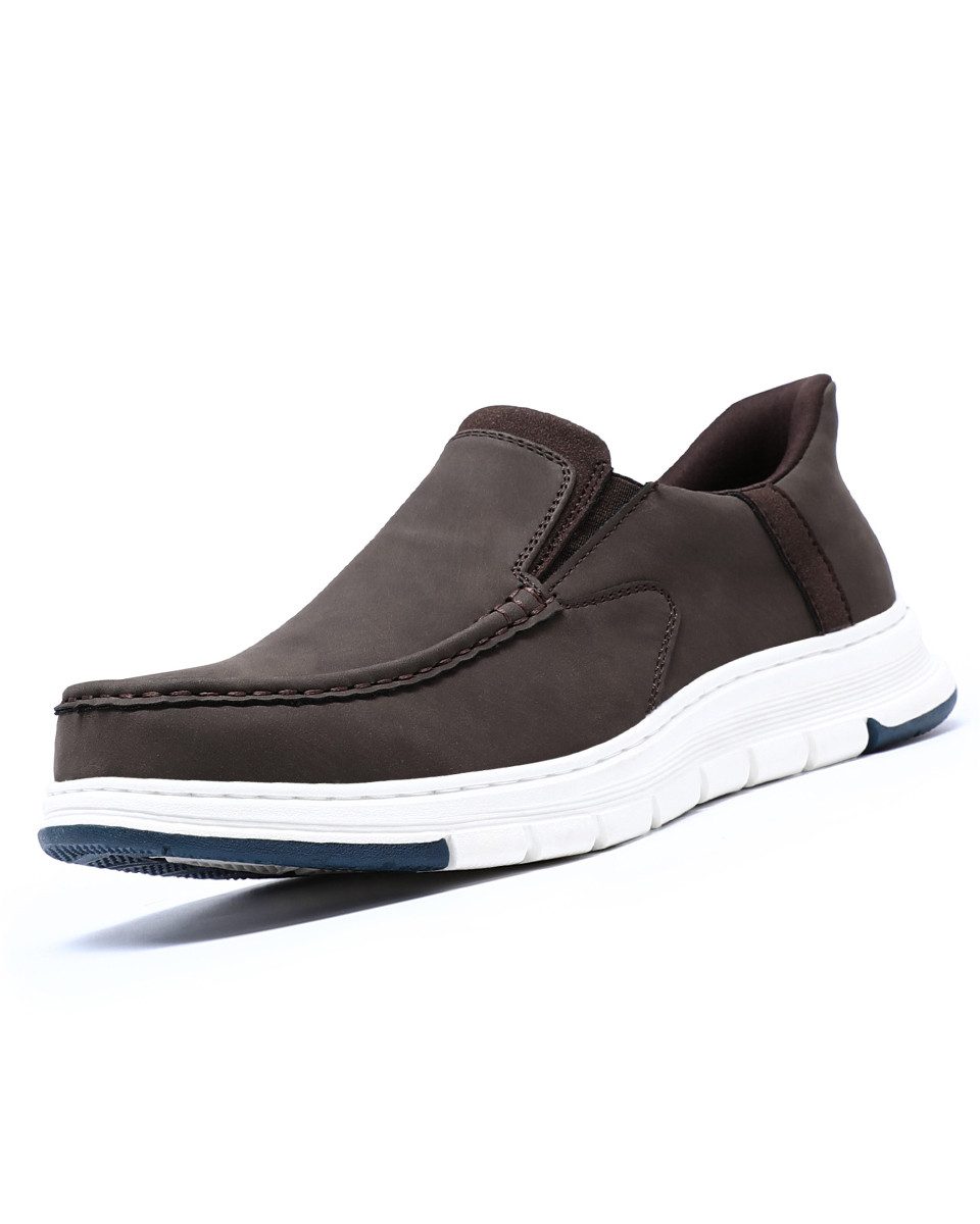 Allthemen Loafer Herren Loafer mit kontrastfarbenen Besätzen Bequeme Freizeitschuhe