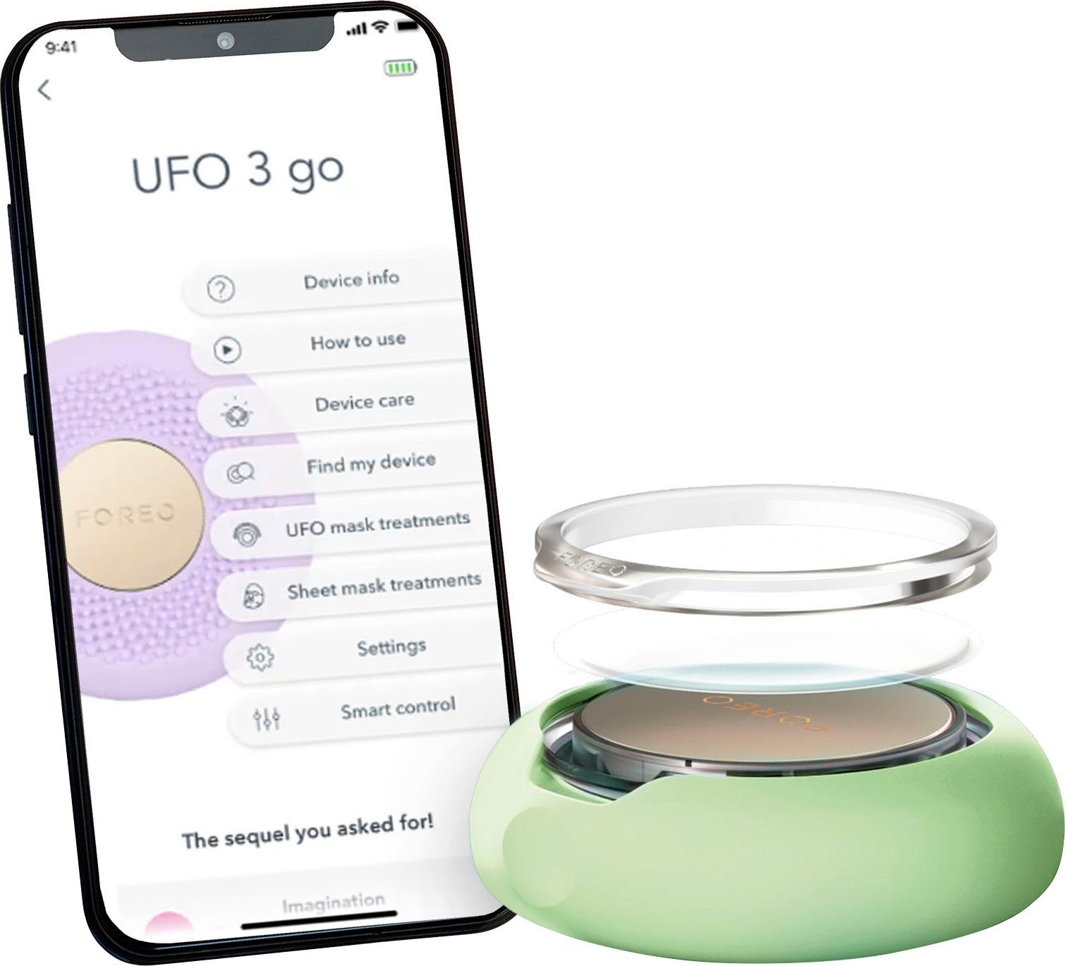 FOREO Kosmetikbehandlungsgerät UFO™ 3 go Pistachio