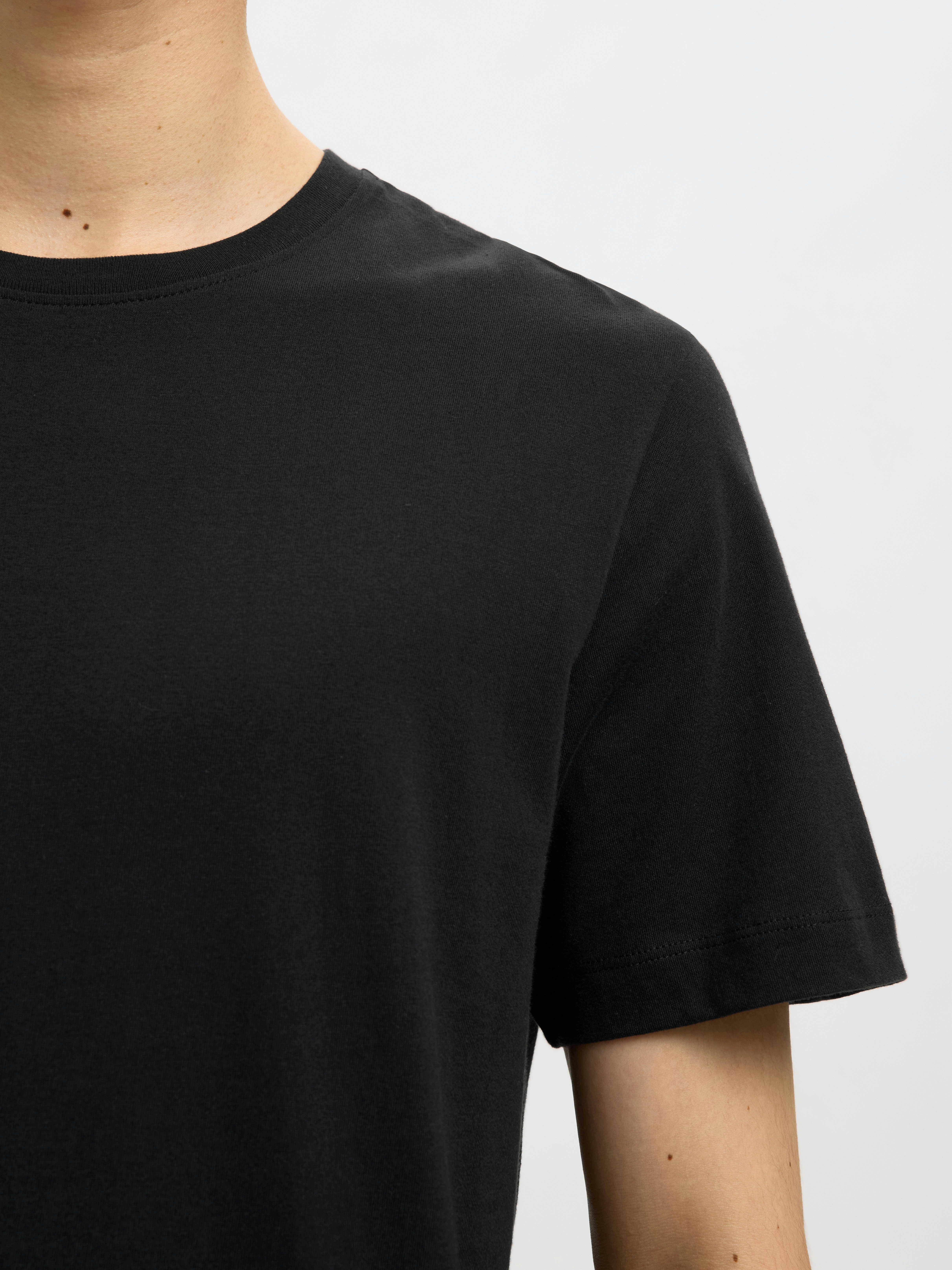 Selected Rundhalsshirt SLHCORMAC SS O-NECK TEE 3-PACK NOOS (Packung, 3-tlg) Baumwolle, normal geschnitten, 3-er Pack