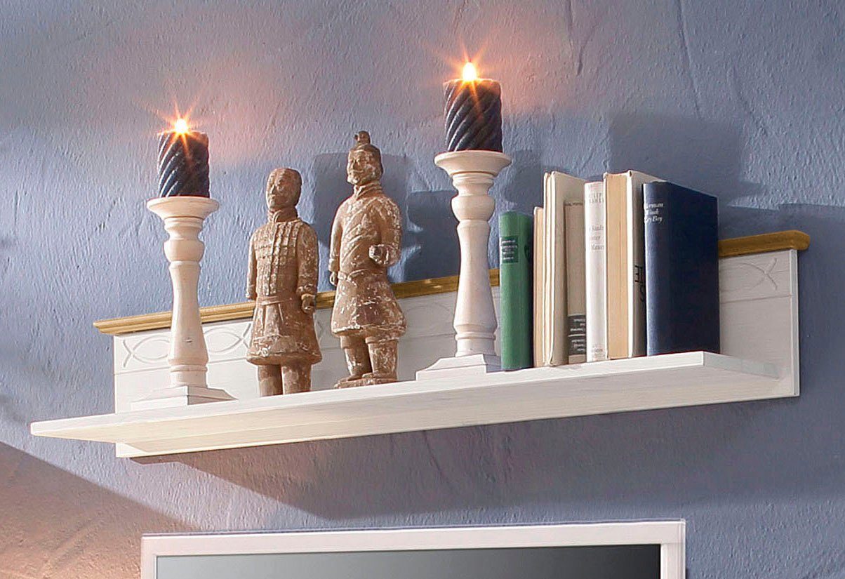 Home affaire Wandregal Indra, aus massiver Kiefer, 120 cm breit günstig online kaufen