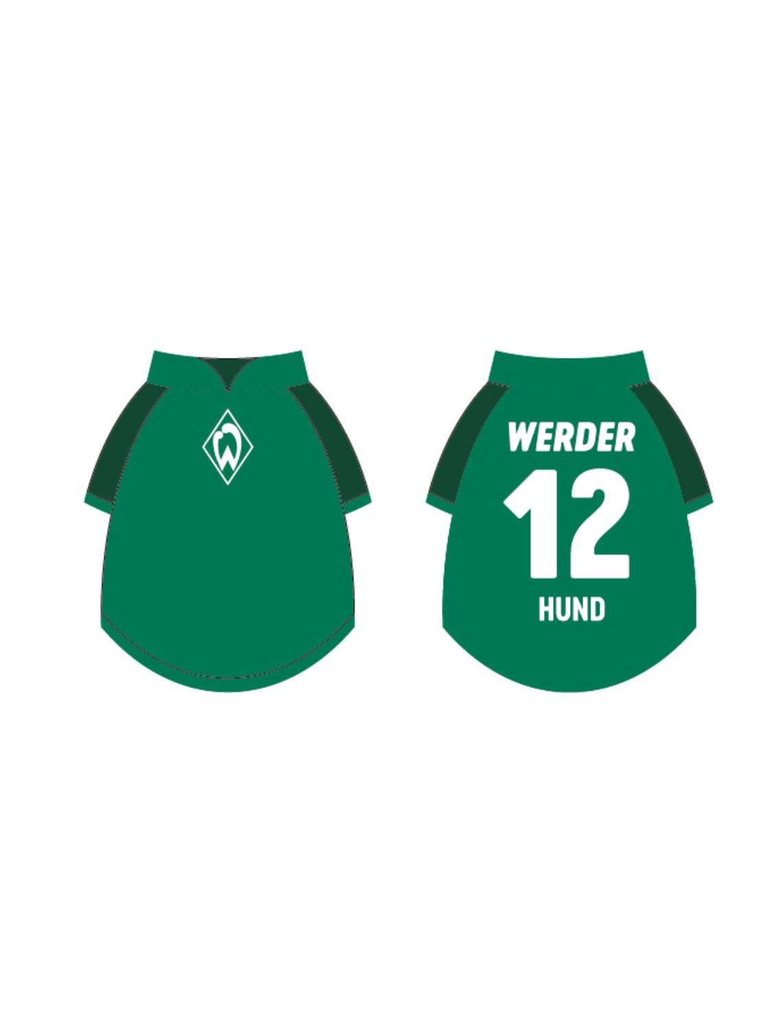 Werder Bremen Hundeshirt SV Werder Bremen Hunde-Trikot Werder