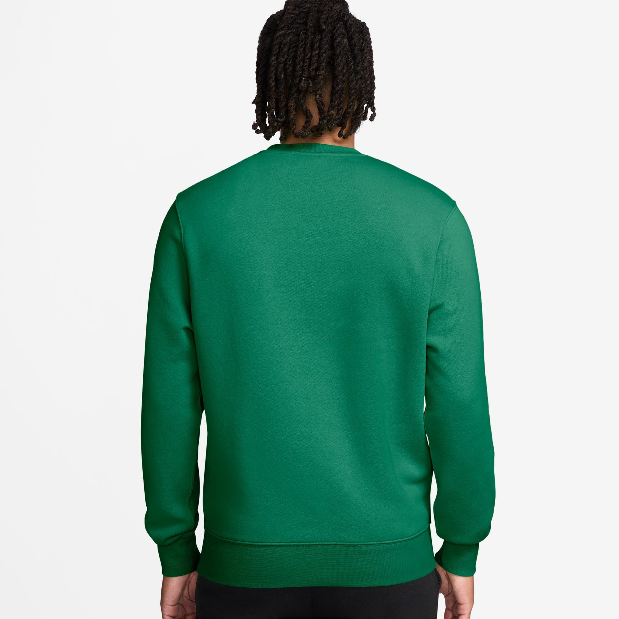 Nike Sportswear Sweatshirt M NK CLUB BB CREW sportlicher Schnitt, aus Baumwolle und Polyester, kurze Ärmel
