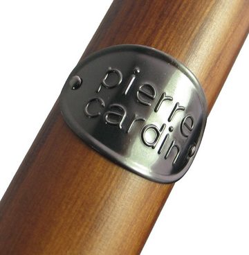Pierre Cardin Stockregenschirm Herren Regenschirm Black Line Golf AC black, Echtholzgriff, mit Automatik