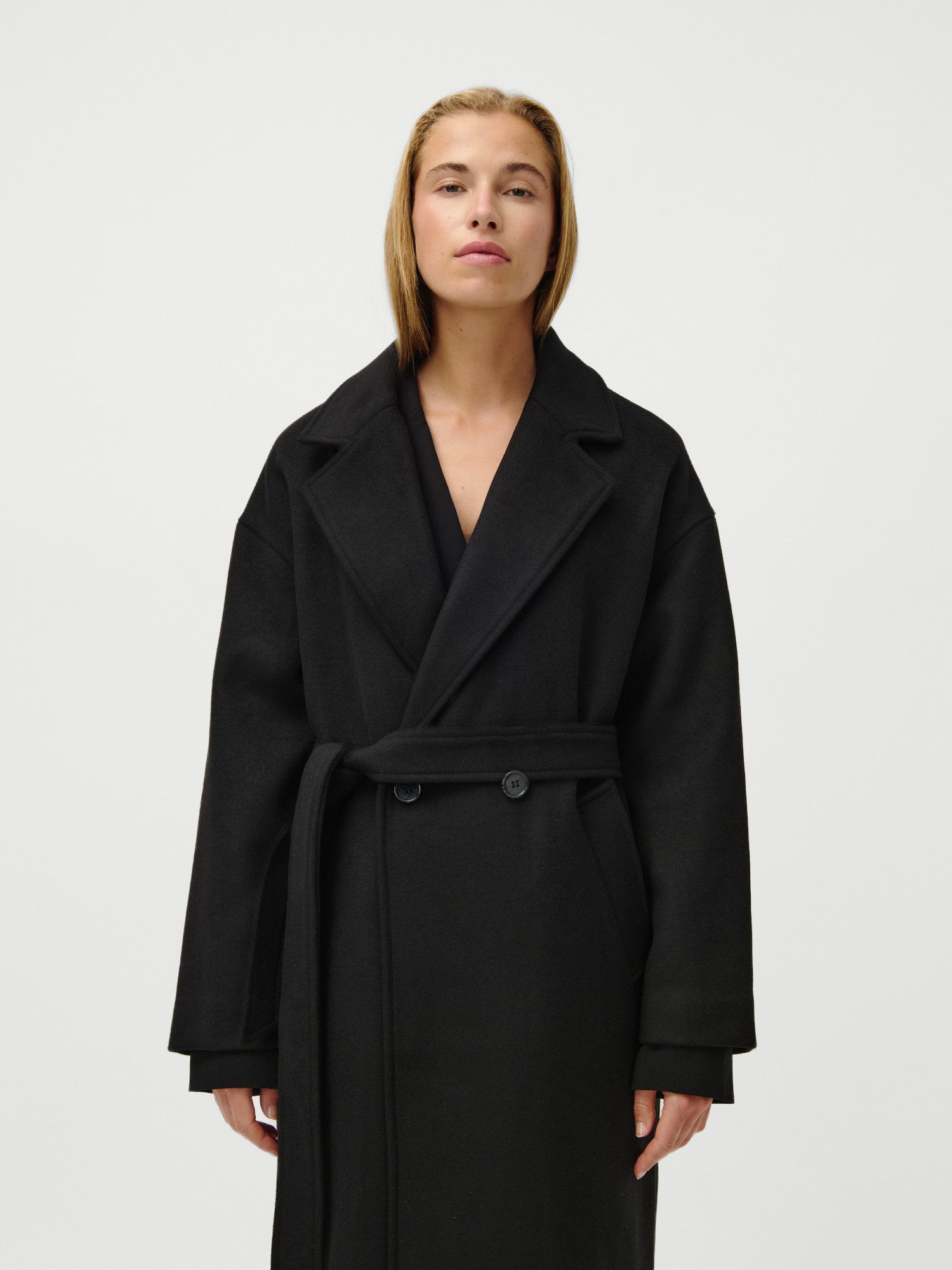 LeGer Langmantel Betty, LeGer by Lena Gercke Regular fit mit V-Ausschnitt günstig online kaufen