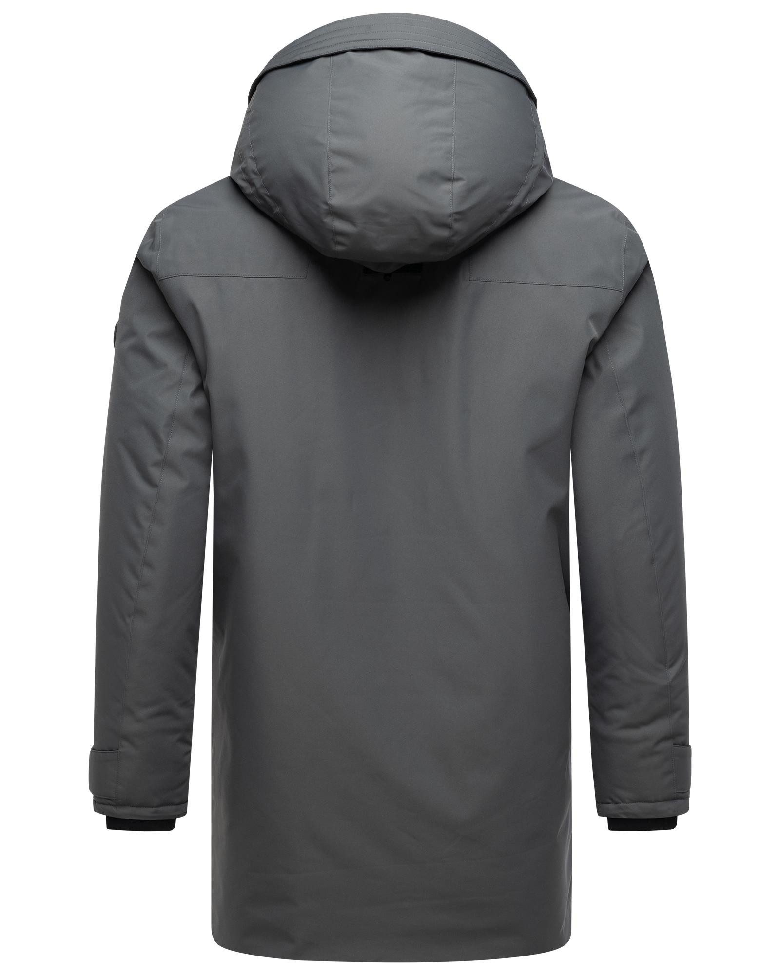 Stone Harbour Wintermantel Netaan XX Herren Kurzmantel mit kuscheliger Kapuze