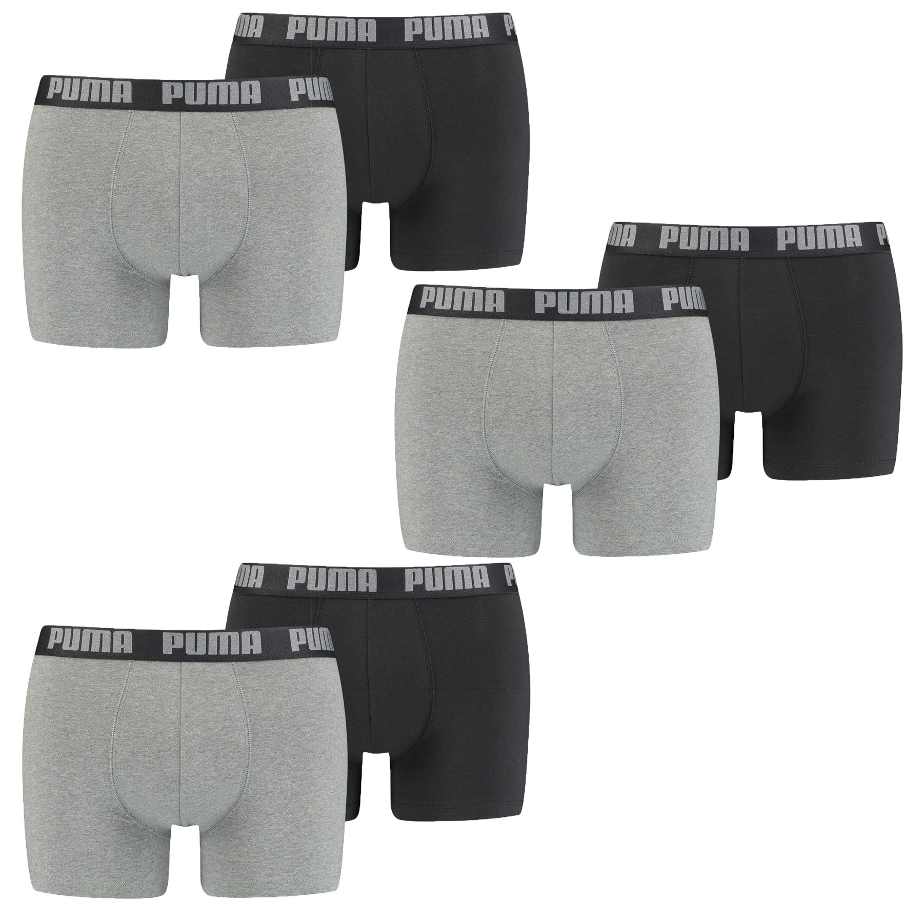 PUMA Boxershorts (Packung, 6er-Pack) Klassische Unterwäsche für Männer bequ günstig online kaufen