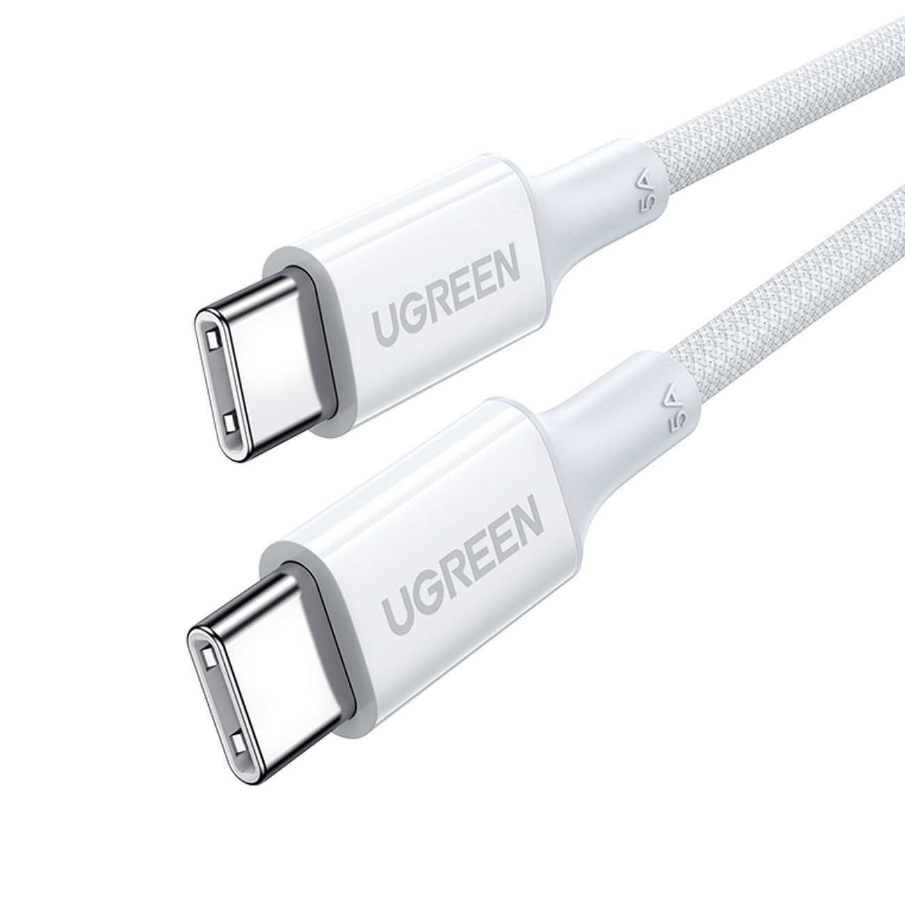 UGREEN Ladekabel / Datenkabel USB-C / USB-C PD-Kabel 100 W 0,5 m – weiß Smartphone-Kabel
