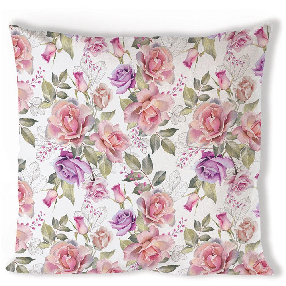 Ambiente® Dekokissen Josephine, Dekokissen Kissenbezüge ohne Füllung Baumwolle 40x40 cm